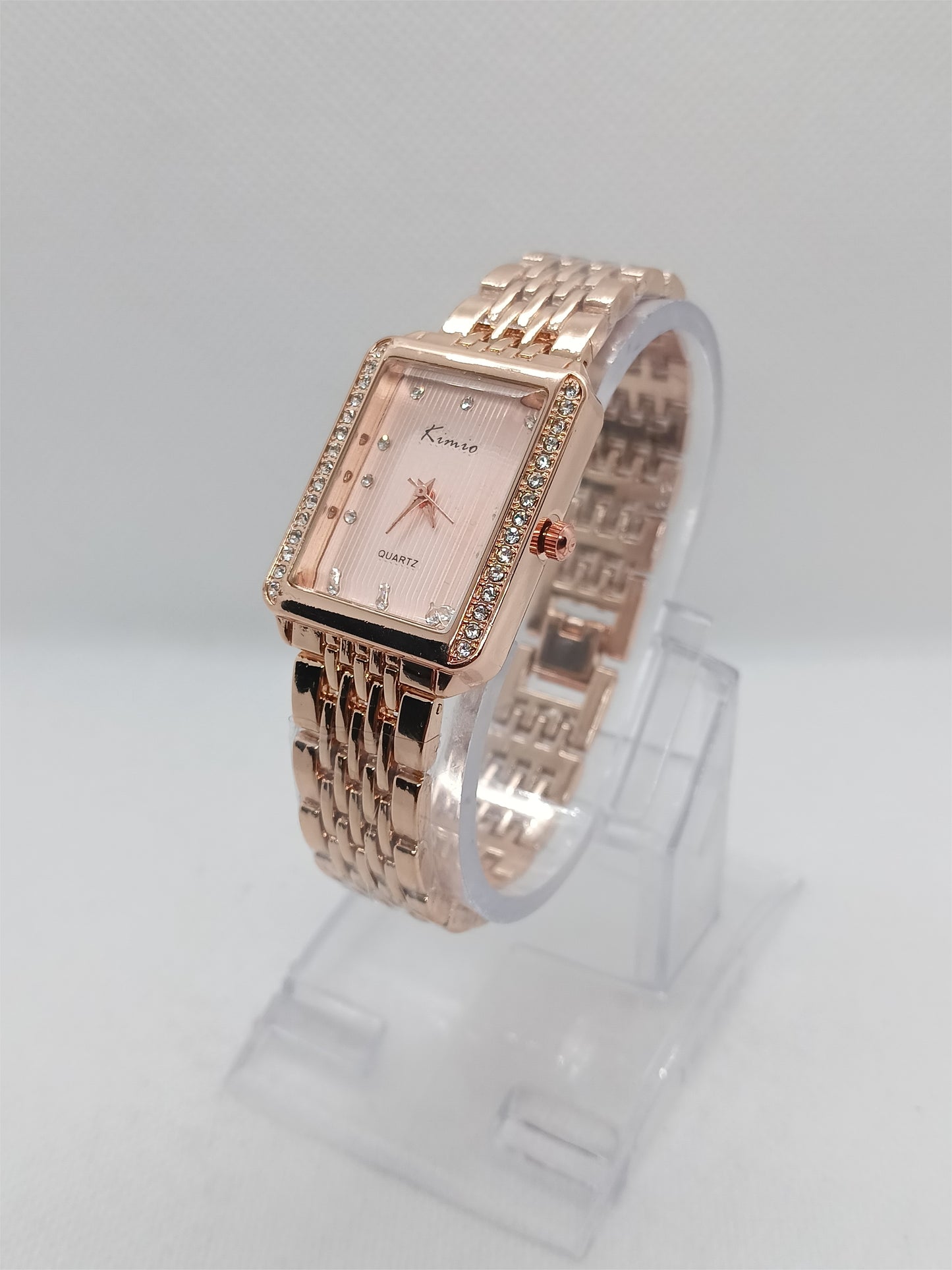 Rose Gold Square Ladies Watch – Rose Gold Dial