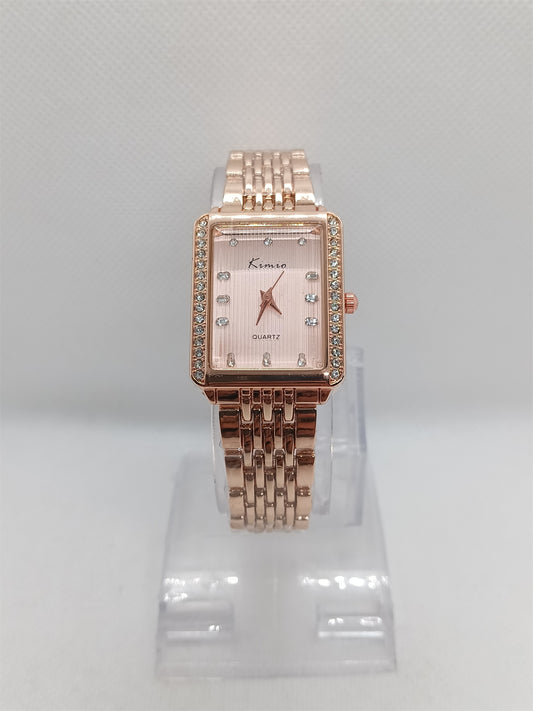 Rose Gold Square Ladies Watch – Rose Gold Dial