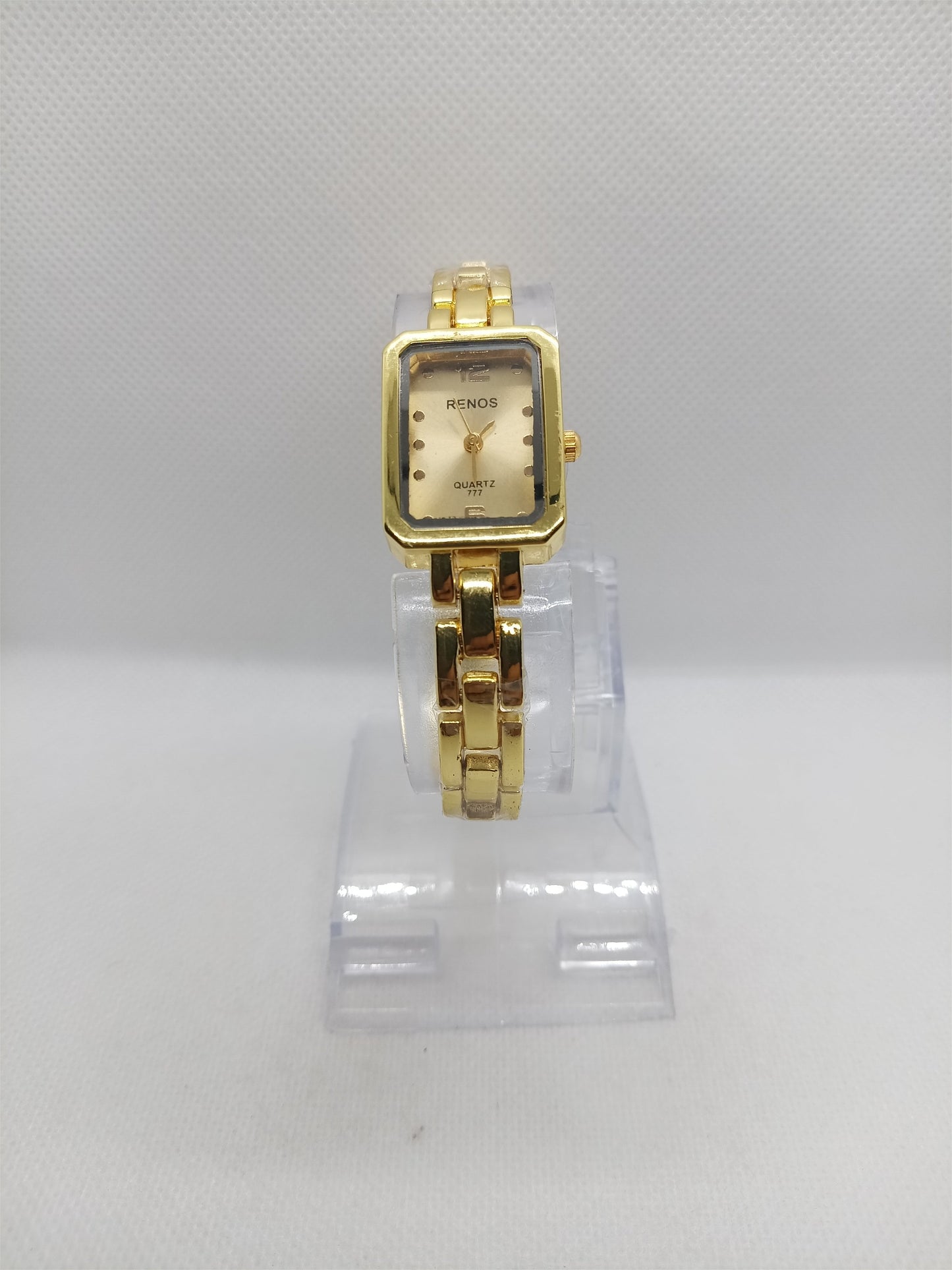 Classic Gold Rectangular Ladies Watch