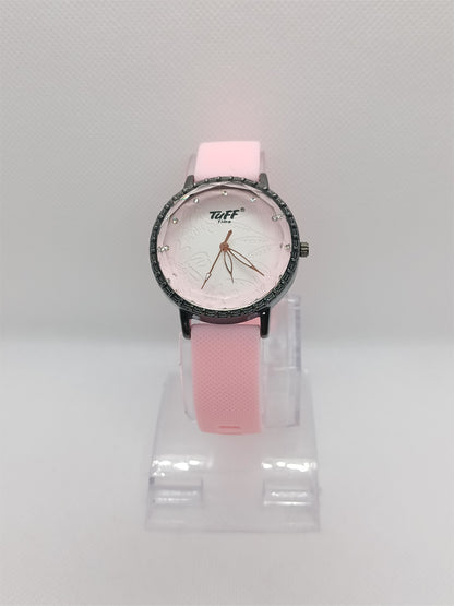Petal Pink Floral Dial Watch