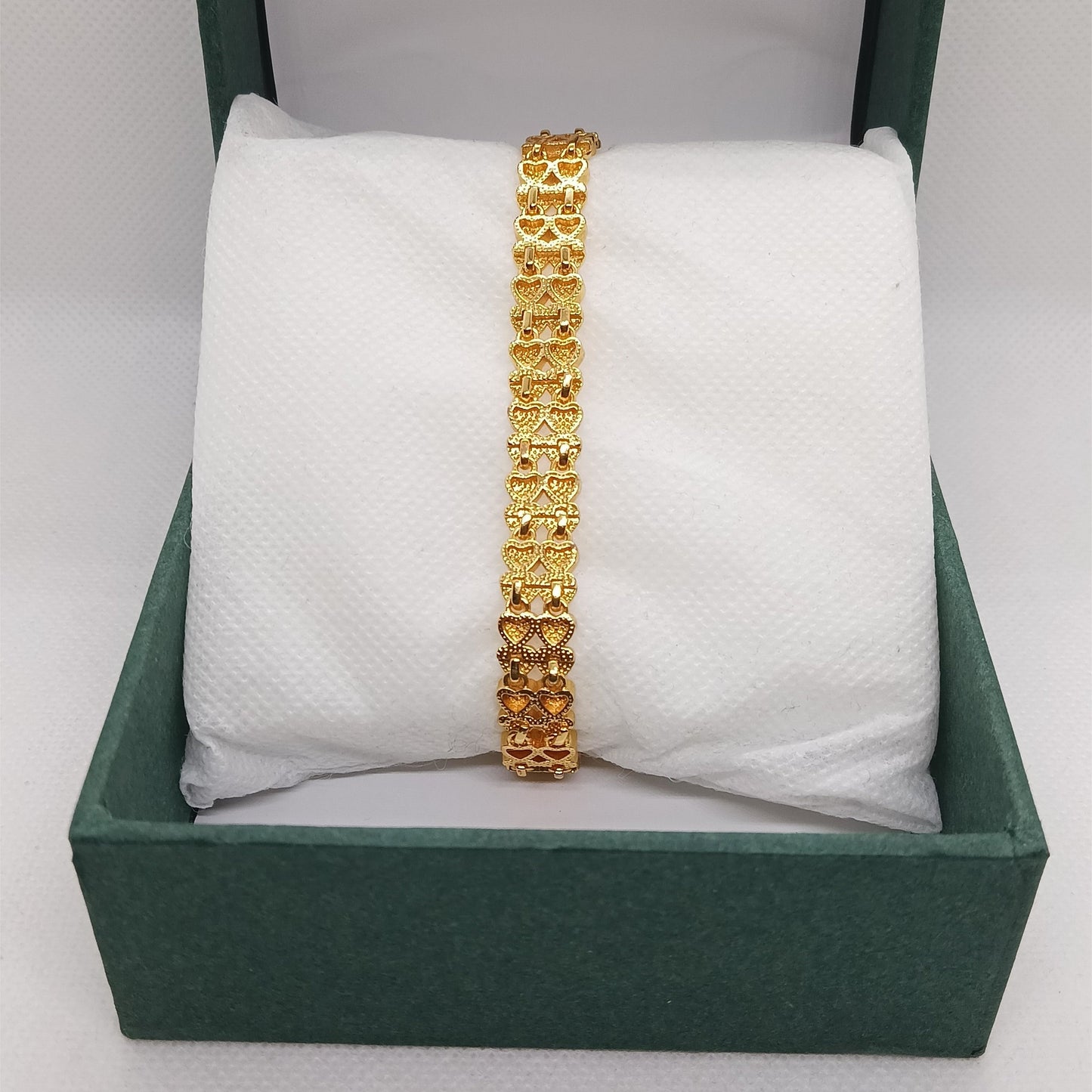Gold Geometric Link Bracelet