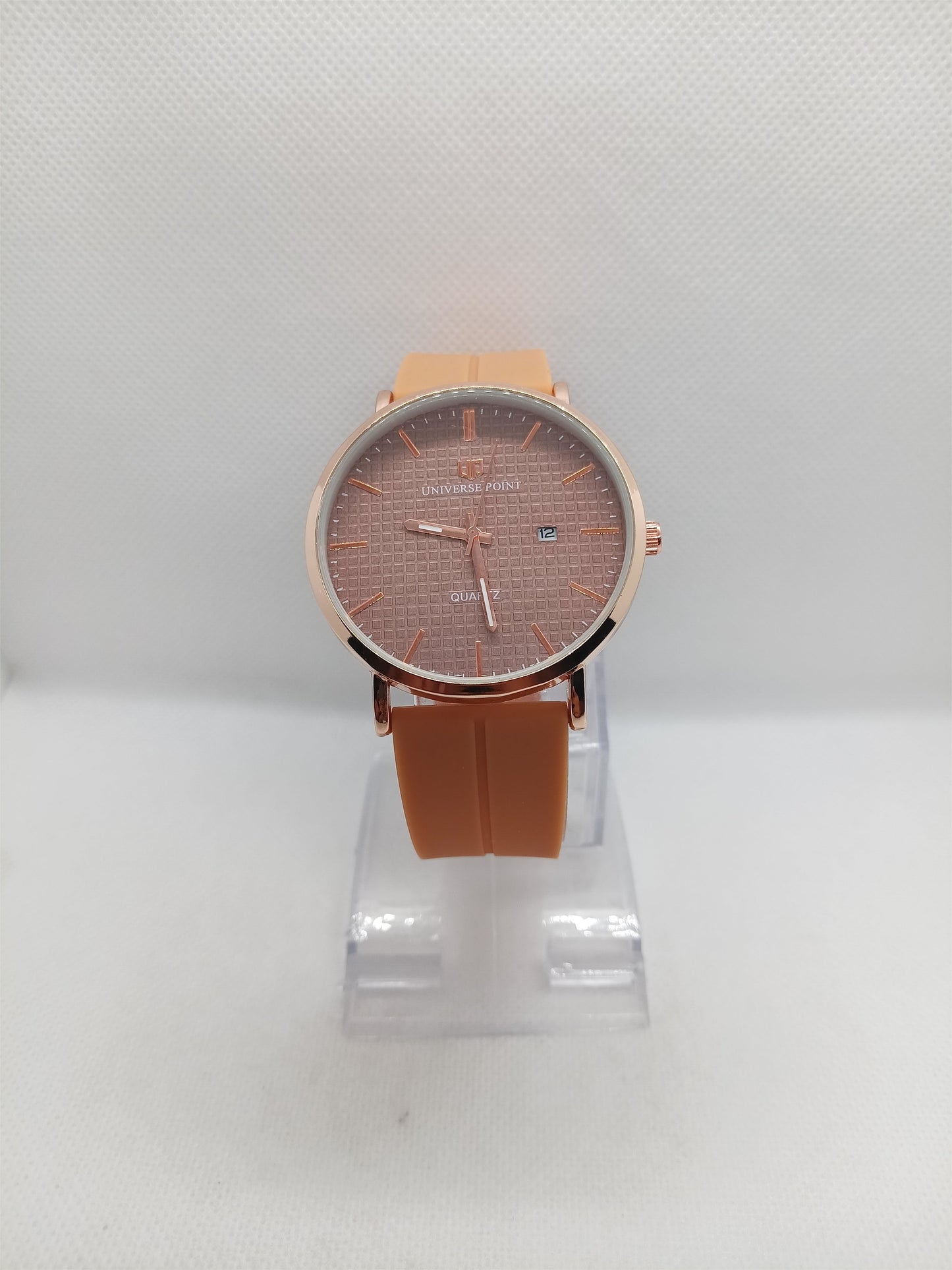 Brown Dial Tan Strap Minimal Men's Watch