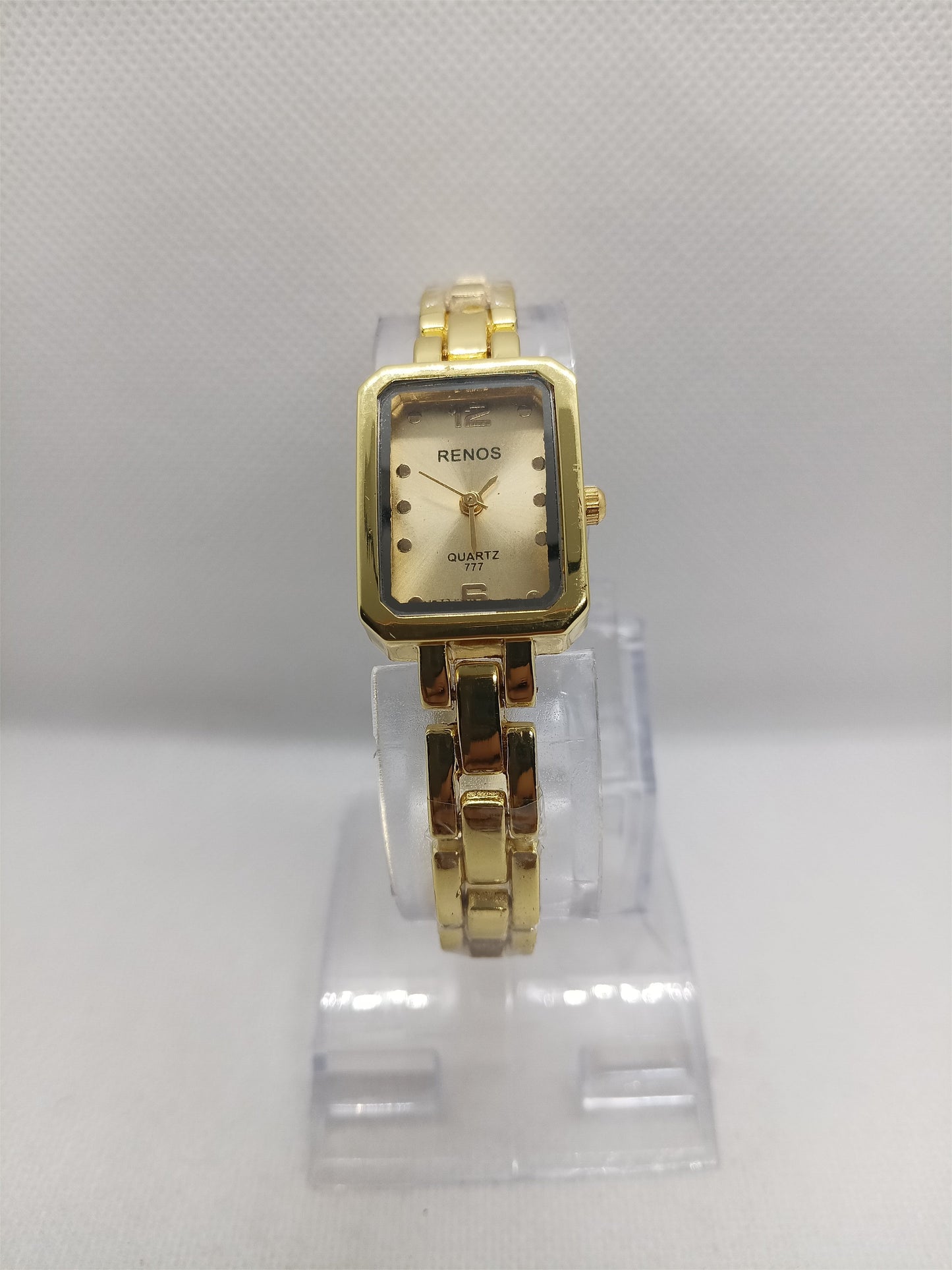 Classic Gold Rectangular Ladies Watch