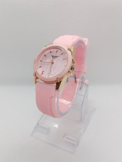 Blush Pink Round Dial Classic Watch