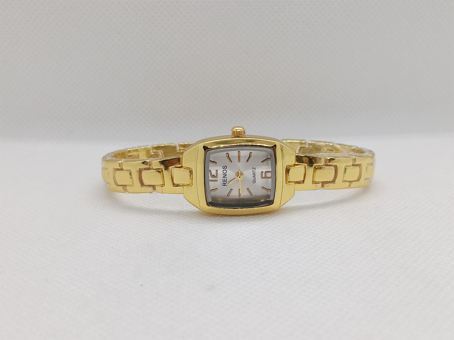 Premium Gold Rectangular Ladies Chain Watch