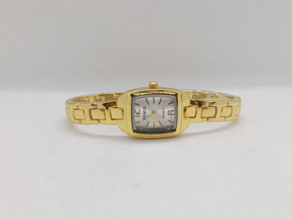 Premium Gold Rectangular Ladies Chain Watch