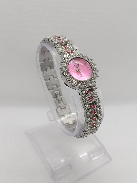 Ruby Frost Link – Silver Pink Jeweled Edition