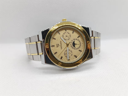 Luxury Gold Dial Two-Tone Stainless Steel Men's Watch