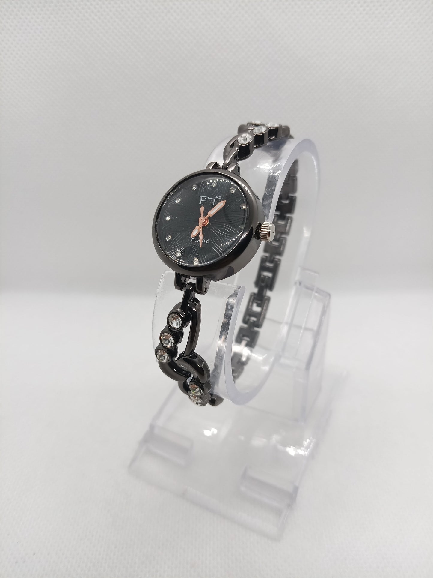 Black Dial Bracelet Style Ladies Watch