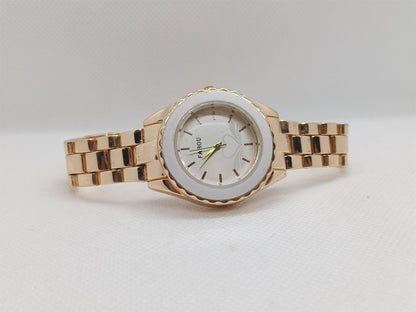 Minimal Gold Dial Ladies Chain Watch