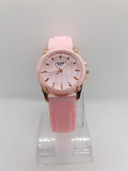 Blush Pink Round Dial Classic Watch