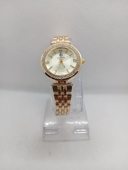 Gold Dial Classic Chain Ladies Watch