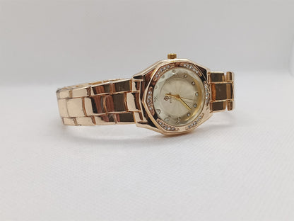 Ladies’ Gold Chain Watch with Champagne Dial