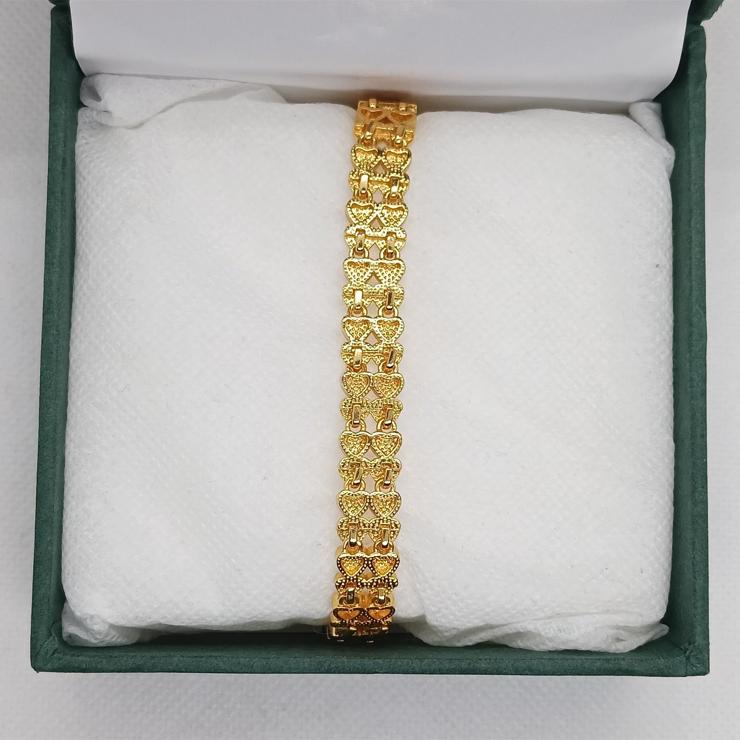 Gold Geometric Link Bracelet