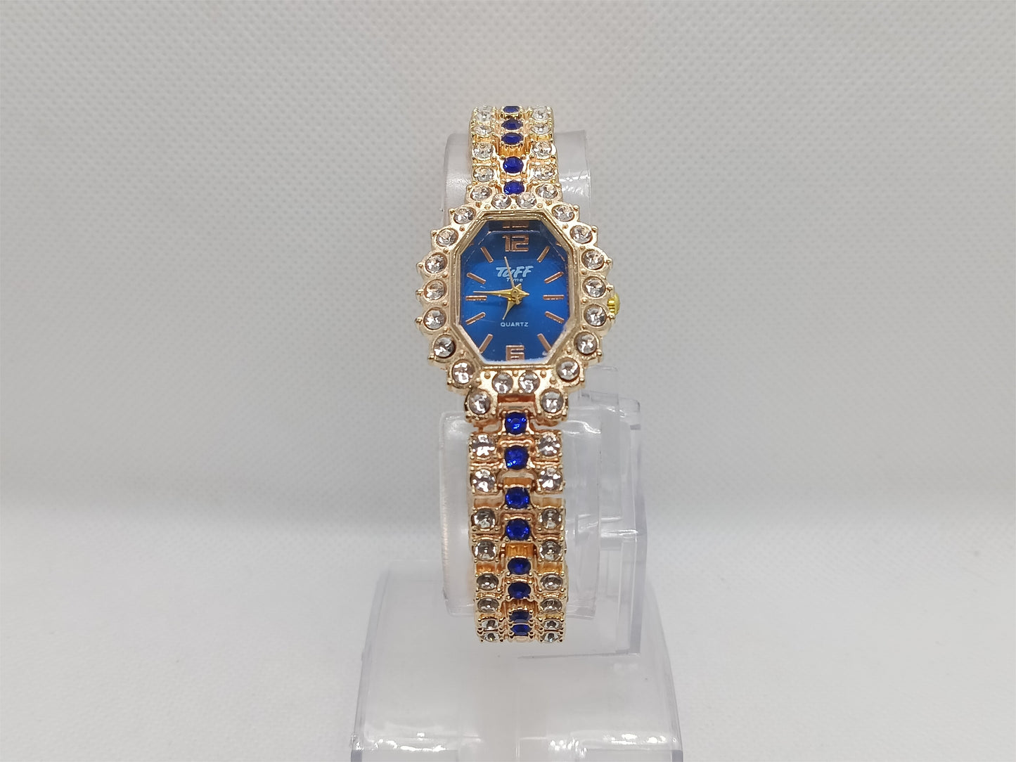 Royal Blue Elegance Bracelet Watch — Gold Edition
