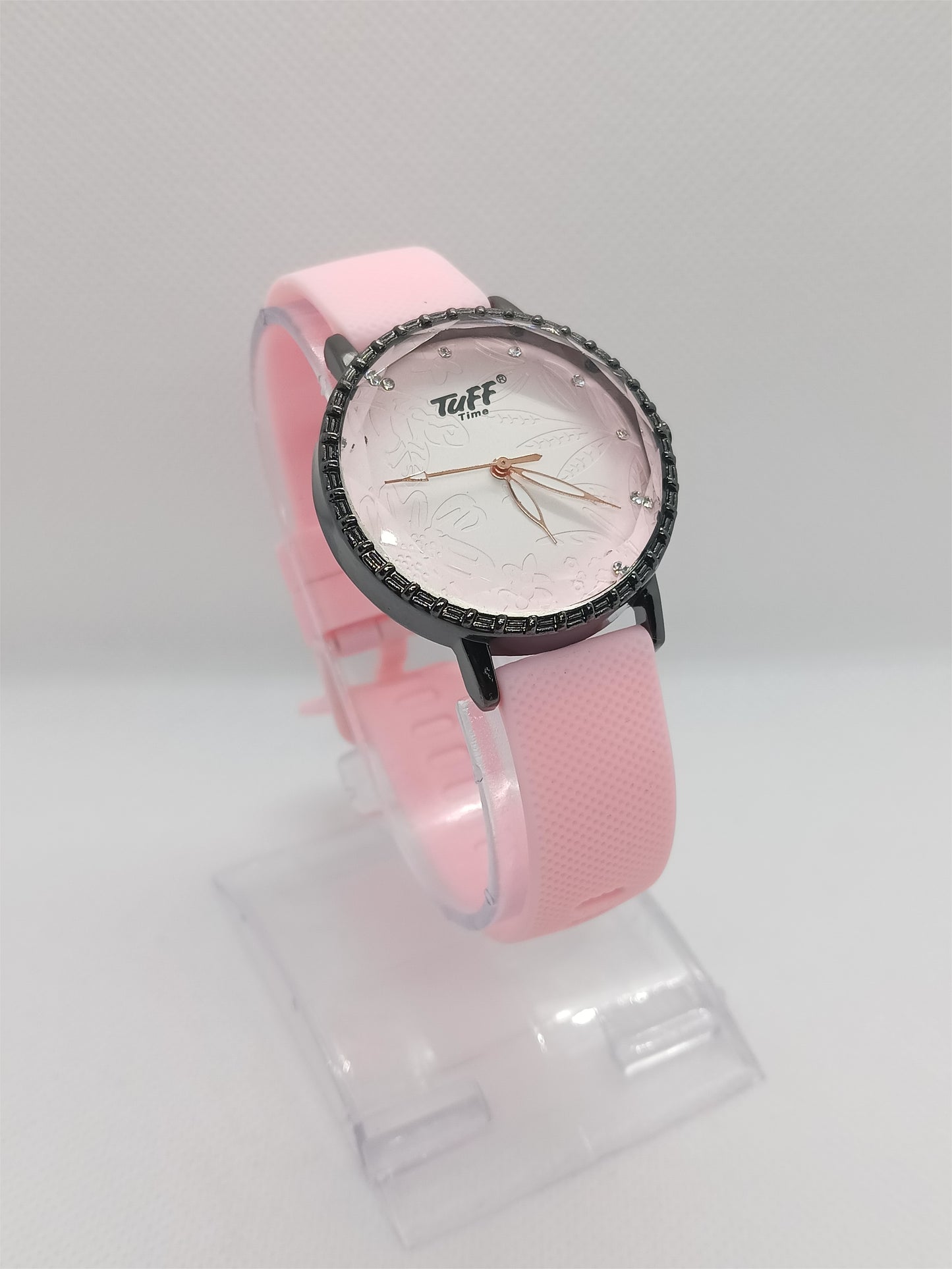 Petal Pink Floral Dial Watch