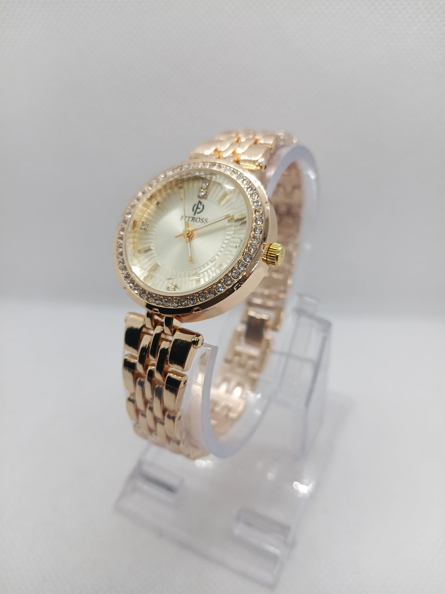 Gold Dial Classic Chain Ladies Watch