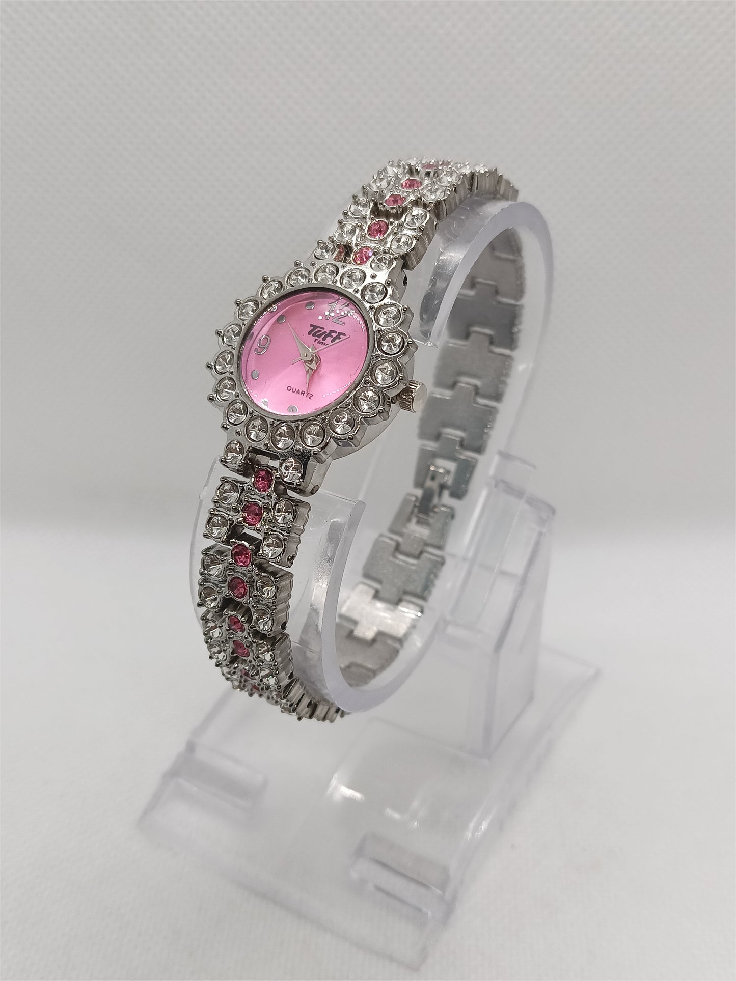 Ruby Frost Link – Silver Pink Jeweled Edition