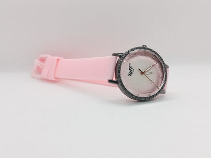 Petal Pink Floral Dial Watch