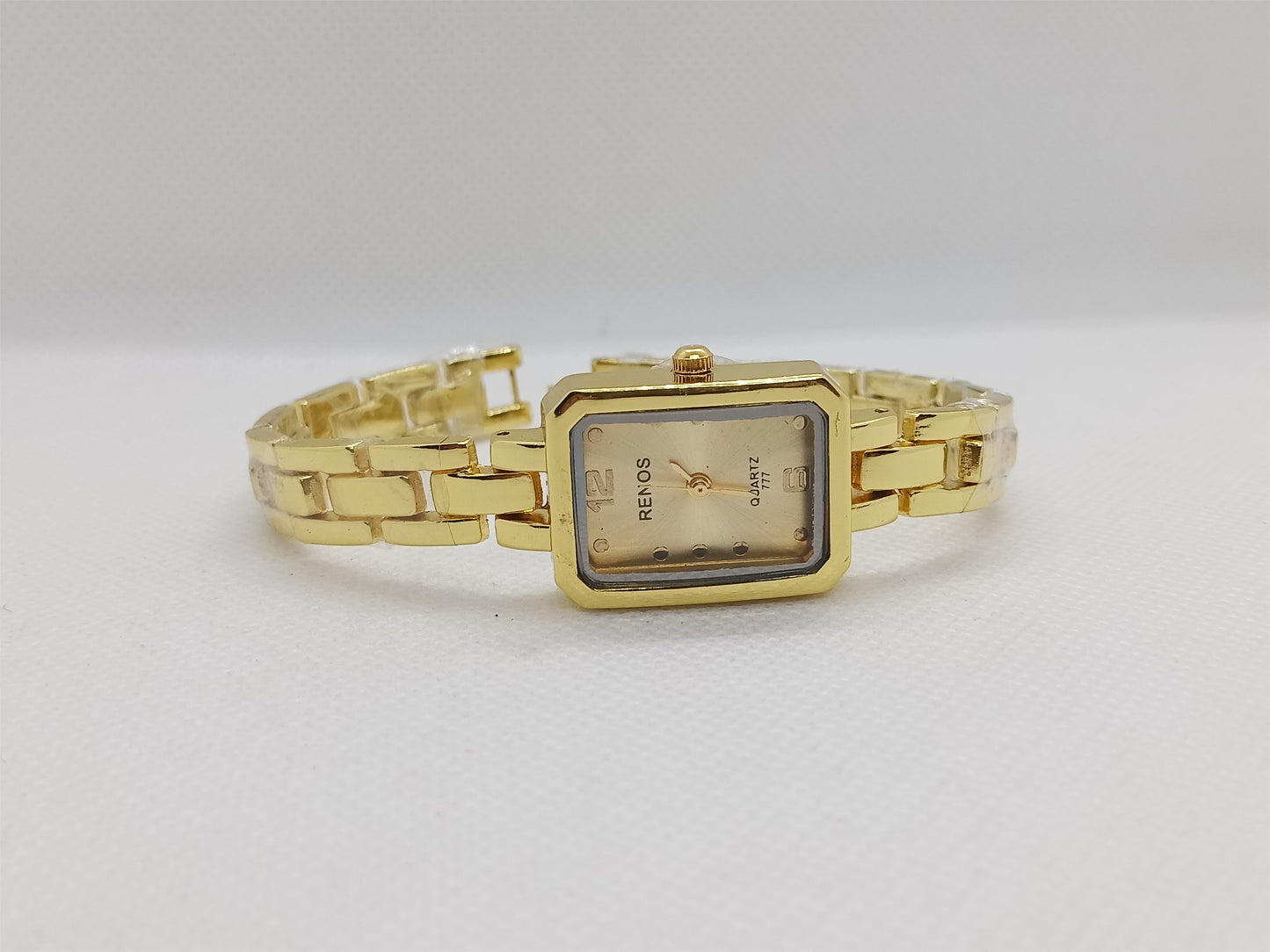 Classic Gold Rectangular Ladies Watch