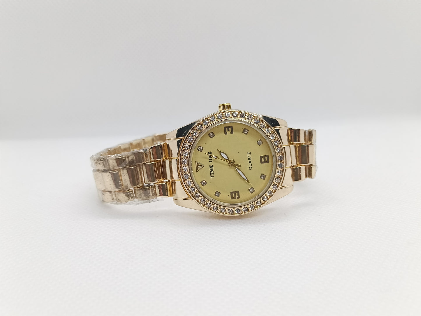Golden Dial with Polished Stainless-Steel Strap