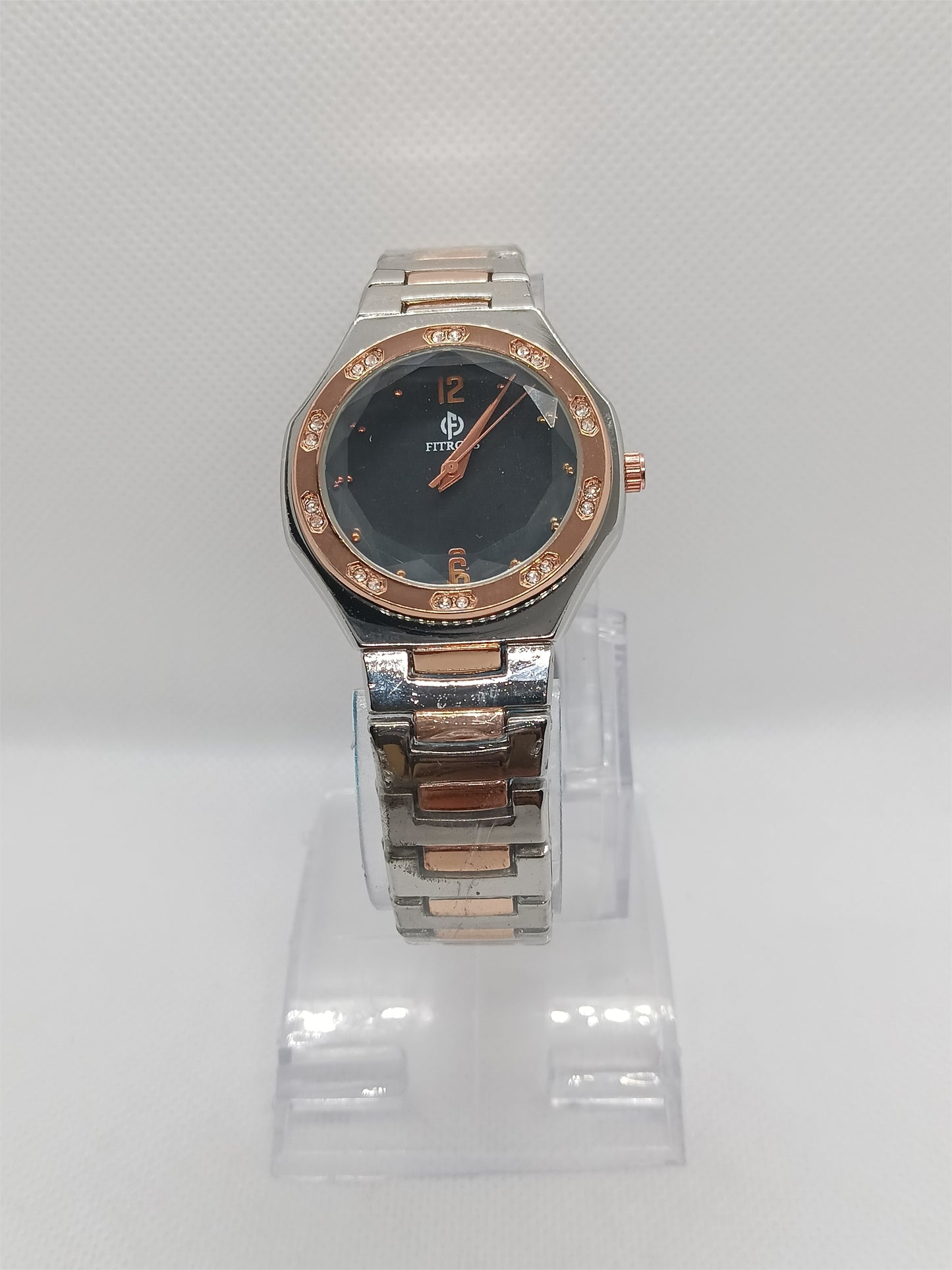 Midnight Black Two-Tone Classic Watch