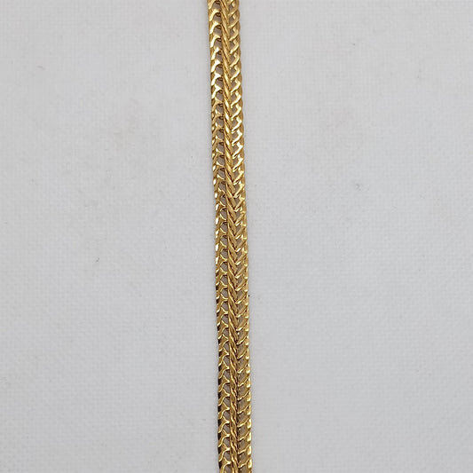 Dual Tone Rope Chain Bracelet