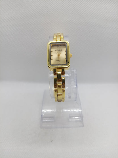 Classic Gold Rectangular Ladies Watch