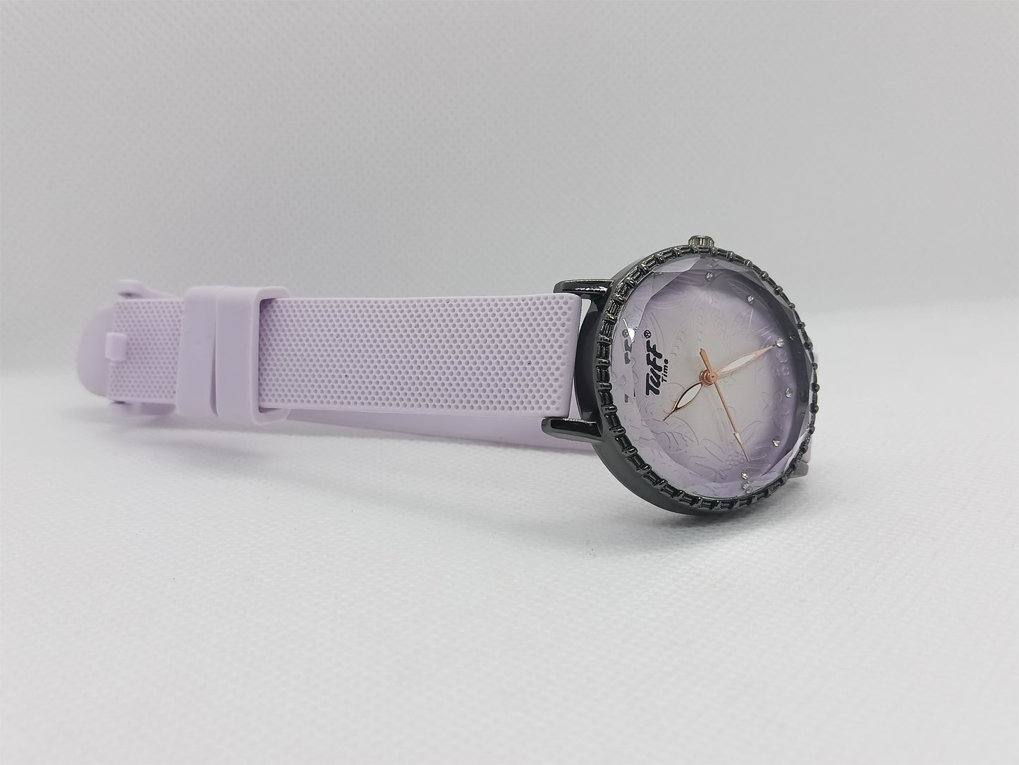Lavender Floral Dial Modern Watch
