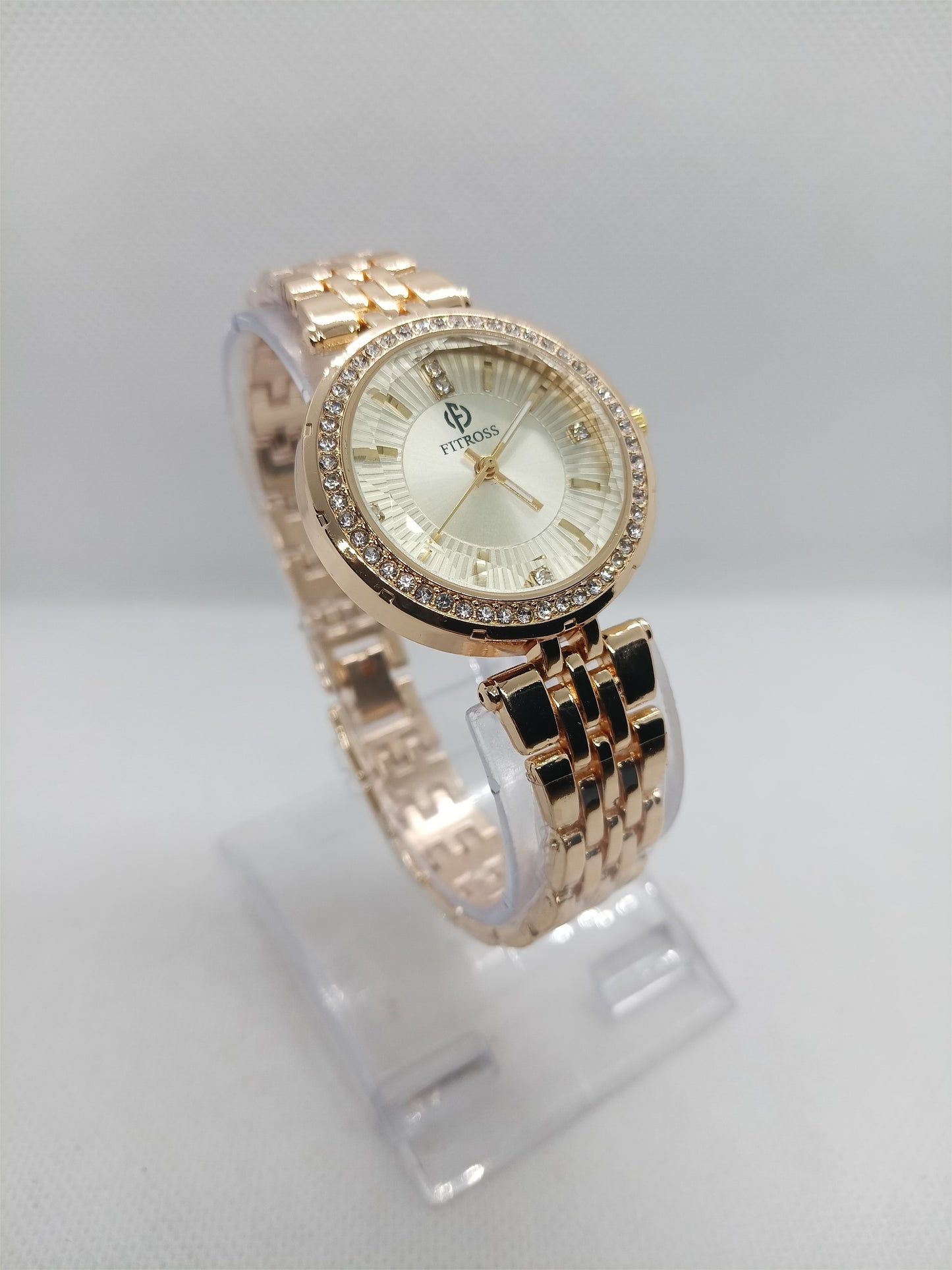 Gold Dial Classic Chain Ladies Watch